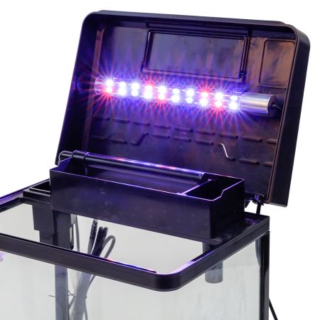 Аквариум Boyu MS-320 20 л с LED светильником и фильтром, черный