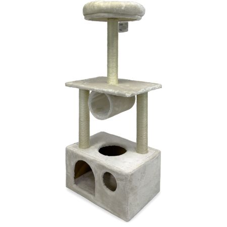 Когтеточка-комплекс 50х35х116 см, кремовый
