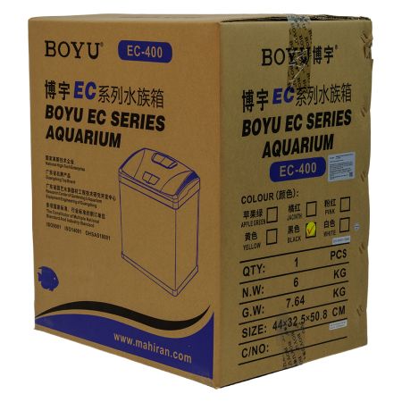 Аквариум Boyu EC-400 панорамный, 33 л, с фильтром и LED-лампой, черный Аквариум Boyu EC-400 панорамный, 33 л, с фильтром и LED-лампой, черный