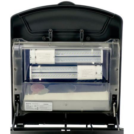 Аквариум Boyu Mini MT-408, 32 л, с фильтром, 2 LED лампы, серый