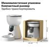 Автокормушка Petwant F17C 4 л  для сухого корма с HD камерой, миска из нержавеющей стали, белая