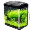 Аквариум с тумбой Boyu EC-400 панорамный, 33 л, с фильтром и LED-лампой, черный