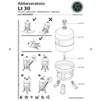 Поилка сифонная 20 л на ножках