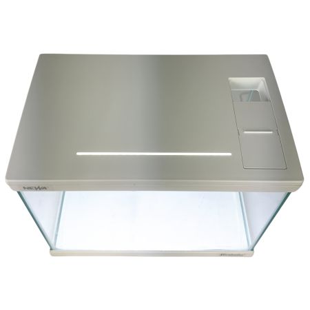 Аквариум Newa Mirabello MIR 30 LED, 30 л, с фильтром, нагревателем и освещением рассвет-закат, белый NEW VERSION