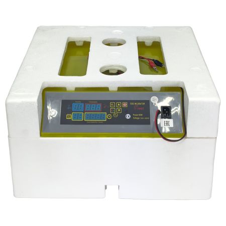 Инкубатор HHD 48 автоматический 220В/12В от сети и аккумулятора на 48 яиц