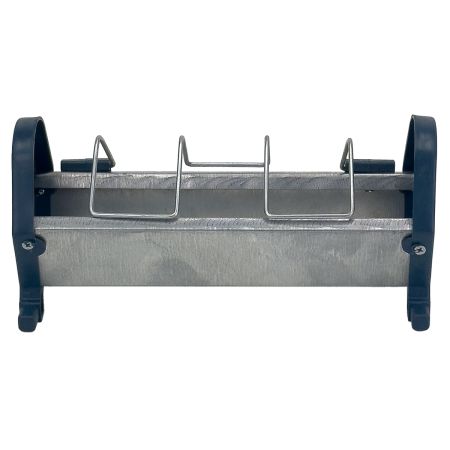 Кормушка лотковая 25 см оцинкованная сталь для цыплят и мелкой птицы