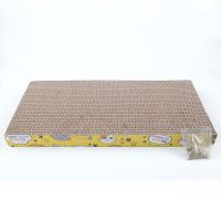 Когтеточка для кошек картонная двусторонняя с мятой 44х23х4 см