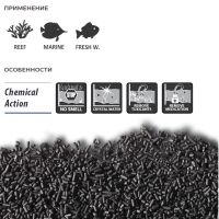 Наполнитель для фильтра аквариума CARBO-ACTIVE, активированный уголь смесь, 300 г