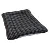 Лежанка матрас для собак 105х85х11 см, серый, клетка
