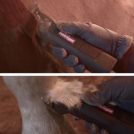 Машинка Heiniger Saphir Horse для стрижки лошадей с 2-я аккумуляторами