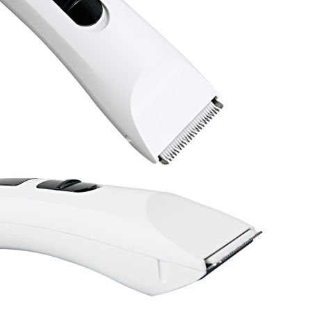 Машинка аккумуляторная для стрижки собак и кошек Petwant с керамическим лезвием, белая, USB