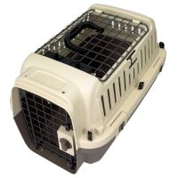 Переноска Superior Range 51х33х33 см для кошек и собак Pet Choice с креплением к ремню безопасности автомобиля и металлической верхней решеткой