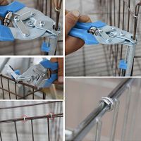 Инструмент скобообжимной для клеток автоматический + скобы 600 шт.