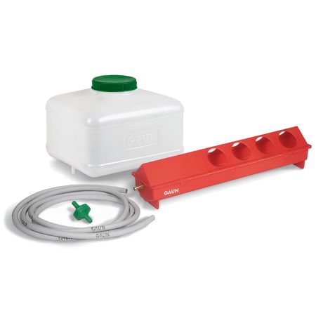 Поилка автоматическая с ёмкостью 10 л и шлангом для птиц, пластик