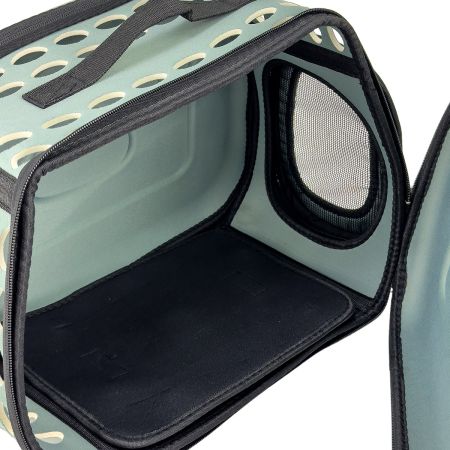 Сумка-переноска с жесткими стенками 46х29х34 см, светло-серый