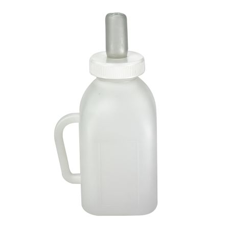 Бутылка для кормления теленка с соской из силикона, 1 л