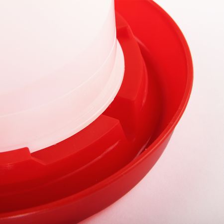 Поилка вакуумная 1 л с ручкой для цыплят, перепелов и мелкой птицы