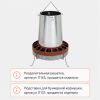 Кормушка бункерная 10 кг для кур, уток, оцинкованная сталь