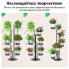 Подставка для цветов 6 уровней HobbyFarm, кашпо с автополивом