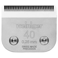 Машинка Heiniger Saphir Cord для стрижки животных, собак, кошек с лезвием #40 0,25 мм "red line"