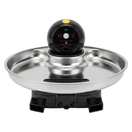 Автопоилка фонтан Petzengo PHW3 2.5 л, с датчиком движения, сталь, для кошек и собак