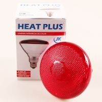 Лампа инфракрасная 175 Bт JK Lighting, E27 PAR38, прессованное стекло, красная