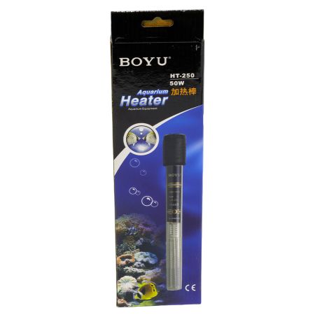 Нагреватель для аквариума Boyu HT-250 50 Вт с терморегулятором автоматический 40-60 л