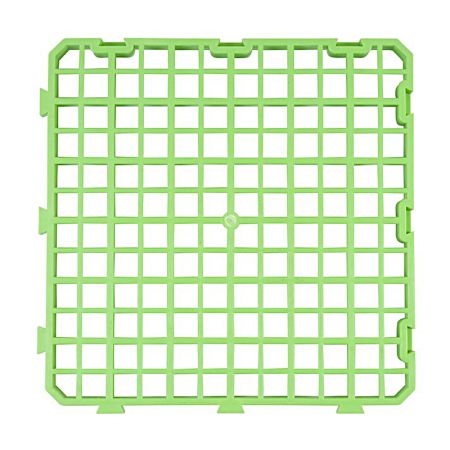 Пластиковый пол для кроликов и кур 25х25 см зеленый