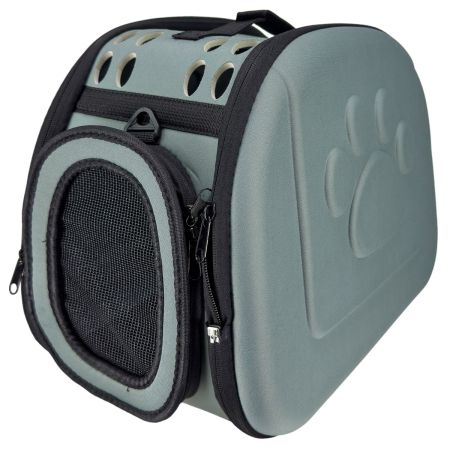 Сумка-переноска с жесткими стенками 46х29х34 см, светло-серый