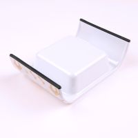 Миска для собак и кошек, 18.5x12x4.5 см, 400 мл, домик, белый