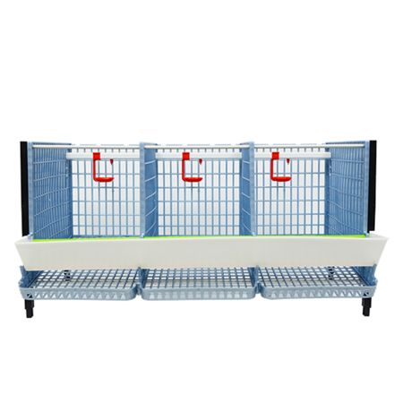 Клетка Comfortplast для куропаток 3 секции, 3 яруса, пластиковая