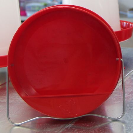 Поилка вакуумная ведро 6 л пластик