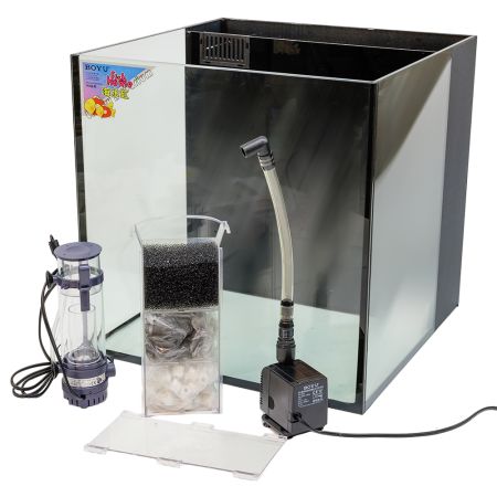 Аквариум Boyu Marine HA-450A морской 80 л с задним сампом, черный