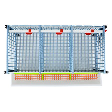 Дополнительный ярус клетки Comfortplast для перепелов с яйцесборником 98х61х35 см пластиковый