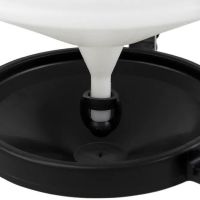 Поилка сифонная 24 л для крупных птиц уток, гусей, индеек, металлические ножки