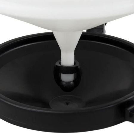 Поилка сифонная 24 л для крупных птиц уток, гусей, индеек, металлические ножки