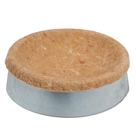 Гнездо для голубей Ø25 см войлочное с оцинкованным основанием