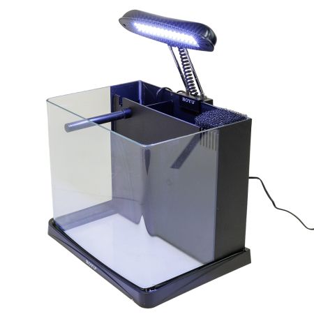 Аквариум Boyu Joyful Home ME-300 16 л, с покрывным стеклом, фильтром и LED-лампой