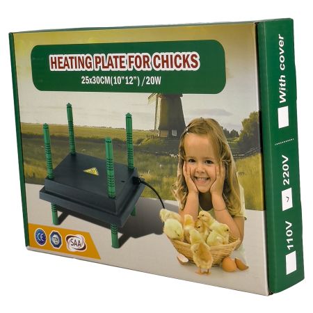 Панель обогревательная HobbyFarm 25х30 см 20 Вт для цыплят