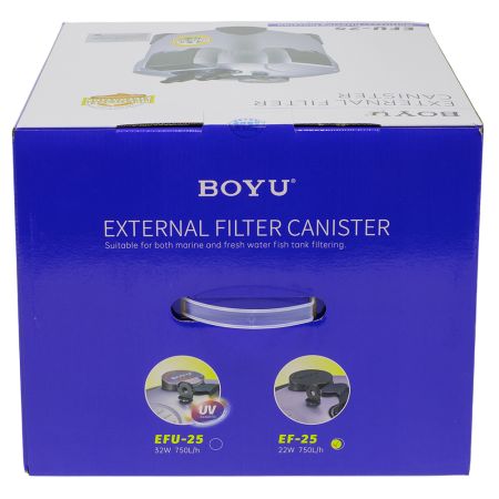Фильтр внешний Boyu EF-25 для аквариума 250-450 л канистровый 750 л/ч