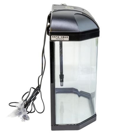 Аквариум Boyu LJ-380 25 л с системой фильтрации и освещением, черный
