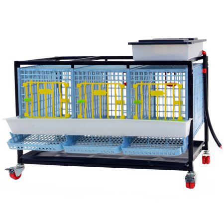 Клетка Comfortplast для куропаток 3 секции, пластиковая