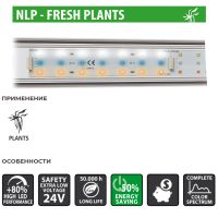 Лампа светодиодная Newa LED Light NLP 1074 Plants 34W для роста растений аквариума 1094-1254 мм