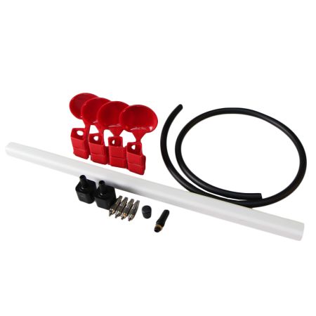 Ниппельная система 4 металлических поилки для кур