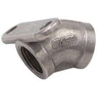 Крепление для ниппельной поилки 45°, нержавеющая сталь, 1/2 Крепление для ниппельной поилки 45°, нержавеющая сталь, 1/2