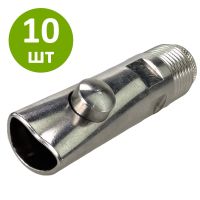 Поилка ниппельная из нержавеющей стали автоматическая для свиноматок, 10 шт. Поилка ниппельная из нержавеющей стали автоматическая для свиноматок, 10 шт.