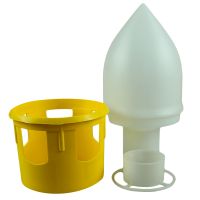 Поилка вакуумная 5 л с окошками для голубей