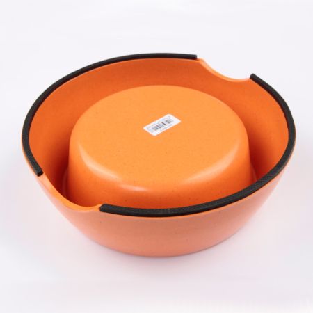 Миска, 17.5x17.5x6 см, 340 мл, оранжевый