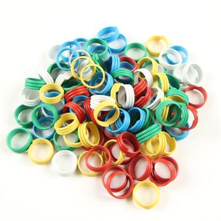 Кольца меточные 20 мм спиральные для птиц, 100 шт.