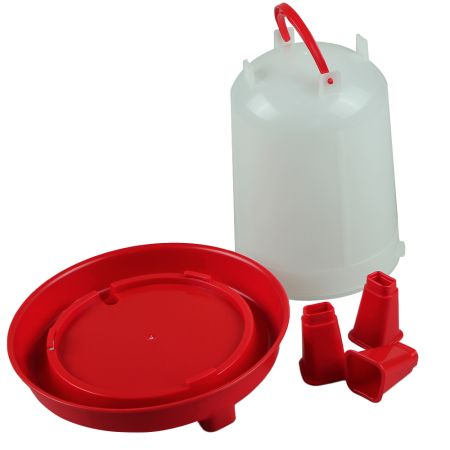 Поилка вакуумная ECO 3 л с ручкой на ножках